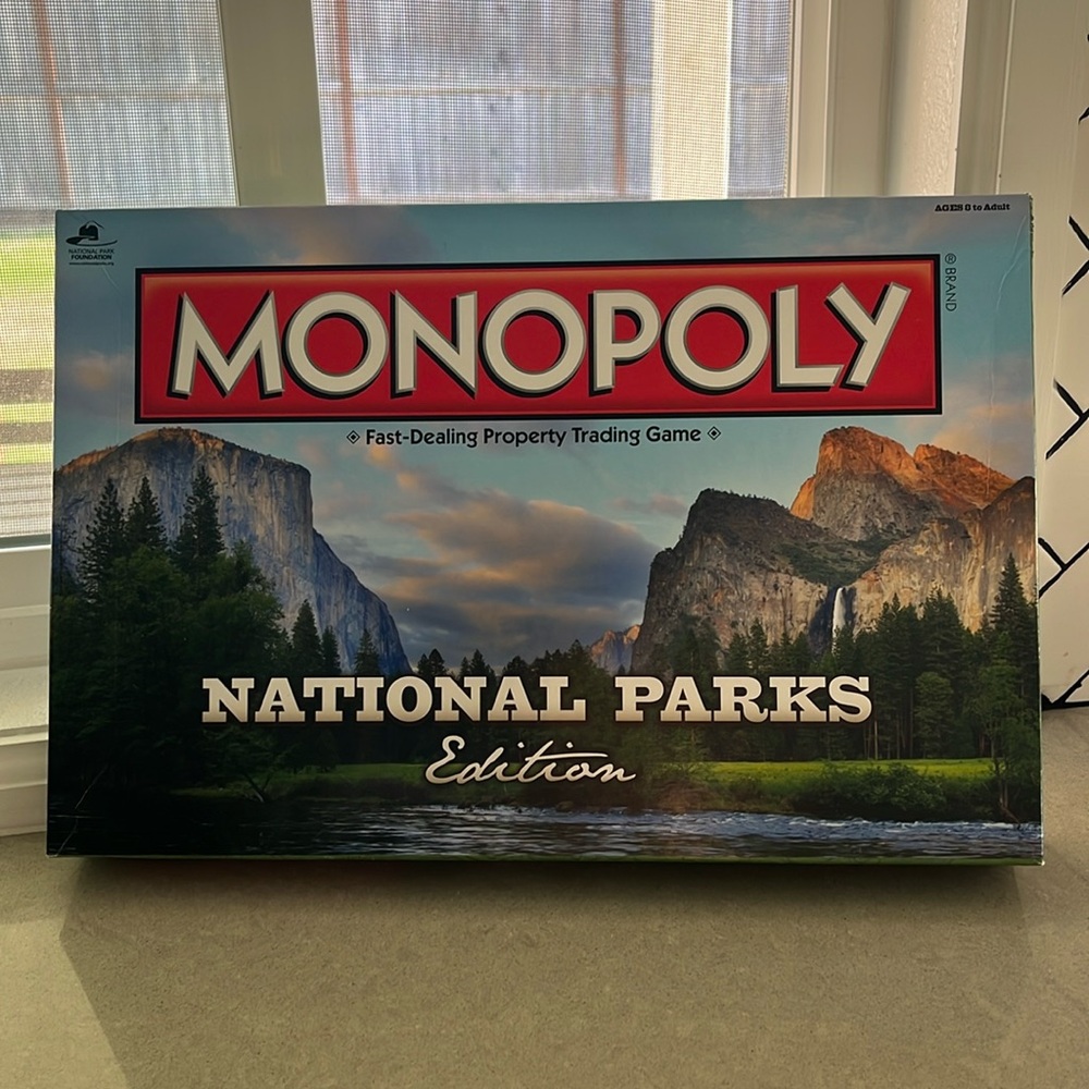 Monopoly National Parks Edition! Like NEW!
